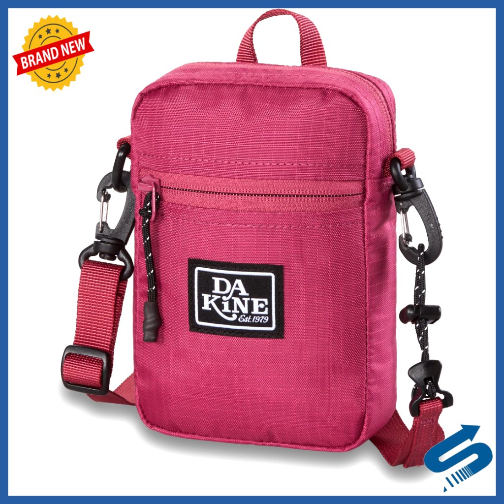 Mini Crossbody Bag With Zippered Compartments Adjustable Strap Travel Essential